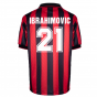 AC Milan 1996 Home Retro Shirt (Ibrahimovic 21)