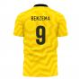 Al-Ittihad 2020-2021 Home Concept Football Kit (Libero) (Benzema 9)
