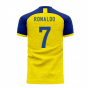 Al-Nassr 2020-2021 Home Concept Football Kit (Libero) - Little Boys (Ronaldo 7)
