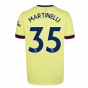 Arsenal 2021-2022 Away Shirt (MARTINELLI 35)