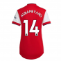 Arsenal 2021-2022 Home Shirt (Ladies) (AUBAMEYANG 14)