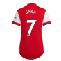 Arsenal 2021-2022 Home Shirt (Ladies) (SAKA 7)