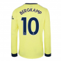 Arsenal 2021-2022 Long Sleeve Away Shirt (BERGKAMP 10)