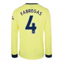 Arsenal 2021-2022 Long Sleeve Away Shirt (FABREGAS 4)