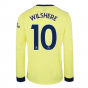 Arsenal 2021-2022 Long Sleeve Away Shirt (WILSHERE 10)