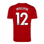 Arsenal 2021-2022 Training Shirt (Active Maroon) - Kids (WILLIAN 12)