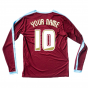 Burnley 2015-16 Long Sleeve Home Shirt ((Excellent) S) (Your Name)