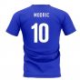 Croatia Team T-Shirt - Royal (MODRIC 10)