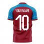 East London 2025-2026 Home Concept Football Kit (Libero) (Your Name)