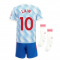 Man Utd 2021-2022 Away Mini Kit (LAW 10)