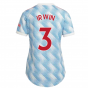 Man Utd 2021-2022 Away Shirt (Ladies) (IRWIN 3)