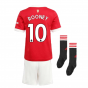 Man Utd 2021-2022 Home Mini Kit (ROONEY 10)
