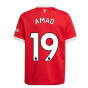 Man Utd 2021-2022 Home Shirt (Kids) (AMAD 19)