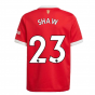 Man Utd 2021-2022 Home Shirt (Kids) (SHAW 23)