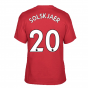 Man Utd 2021-2022 STR Graphic Tee (Red) (SOLSKJAER 20)