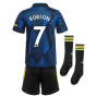 Man Utd 2021-2022 Third Mini Kit (Blue) (ROBSON 7)