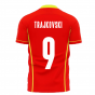 North Macedonia 2023-2024 Home Concept Shirt (Libero) (TRAJKOVSKI 9)