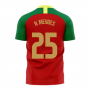 Portugal 2023-2024 Home Concept Football Kit (Airo) (N MENDES 25)