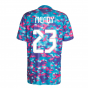 Real Madrid 2021-2022 Pre-Match Training Shirt (Pink) (F MENDY 23)