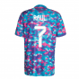 Real Madrid 2021-2022 Pre-Match Training Shirt (Pink) (RAUL 7)