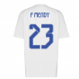 Real Madrid 2021-2022 Training Tee (White-Blue) (F MENDY 23)