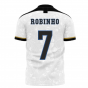 Santos 2023-2024 Home Concept Football Kit (Libero) (ROBINHO 7) - Kids (Long Sleeve)