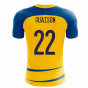 Sweden 2024-2025 Home Concept Football Kit (Airo) (QUAISON 22)