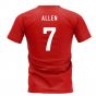 Wales Team T-Shirt - Red (ALLEN 7)