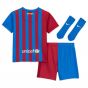 2021-2022 Barcelona Infants Home Kit (RIVALDO 10)