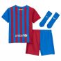 2021-2022 Barcelona Infants Home Kit (AUBAMEYANG 25)