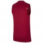 2021-2022 Barcelona Sleeveless Top (Red) (MESSI 10)