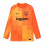 2021-2022 Barcelona Home Goalkeeper Shirt (Orange) (VALDES 1)