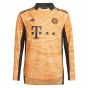 2021-2022 Bayern Munich Home Goalkeeper Shirt (Orange) (Your Name)