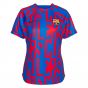 2022-2023 Barcelona Pre-Match Training Shirt (Blue) - Ladies (JORDI ALBA 18)