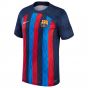 2022-2023 Barcelona Home Shirt (AUBAMEYANG 25)