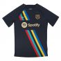 2022-2023 Barcelona Pre-Match Training Shirt (Obsidian) (MESSI 10)