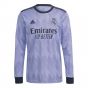2022-2023 Real Madrid Long Sleeve Away Shirt (HAZARD 7)