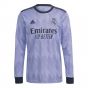 2022-2023 Real Madrid Long Sleeve Away Shirt (VALVERDE 15)