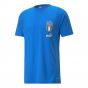 2022-2023 Italy Player Casuals Tee (Blue) (CHIELLINI 3)