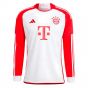 2023-2024 Bayern Munich Long Sleeve Home Shirt (Davies 19)