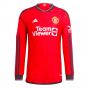 2023-2024 Man Utd Long Sleeve Home Shirt (Your Name)