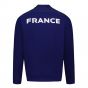 2023-2024 France Rugby Zipped Sweatshirt (Blue)
