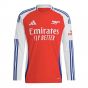 2024-2025 Arsenal Long Sleeve Home Shirt (Saka 7)