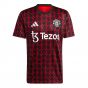 2024-2025 Man Utd Pre-Match Shirt (Black) (Toone 7)