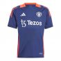 2024-2025 Man Utd Training Jersey (Night Indigo) - Kids (Garnacho 17)