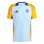 2024-2025 Real Madrid Training Shirt (Glow Blue) (Alaba 4)