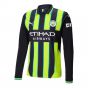 2024-2025 Man City Away Long Sleeve Authentic Shirt (Rodrigo 16)