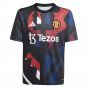 2024-2025 Man Utd Pre-Match Jersey (Black) - Kids (Antony 21)