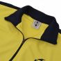 BUKTA Heritage Track Top Yellow with Navy Panels/Cuffs/W'B