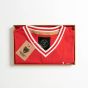 Vintage Denmark De R d-hvide Soccer Jersey